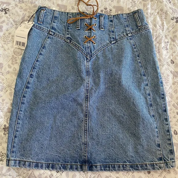 Mango Denim Skirt size S NWT - Image 2