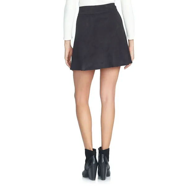 NWT 1.STATE Colorblock Faux Suede A-Line Miniskirt - Image 2
