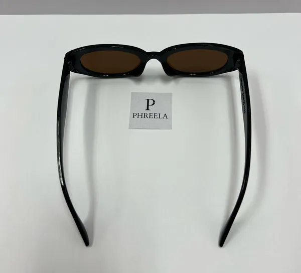 Retro oval sunglasses /90s brown oval sunglasses - Image 4