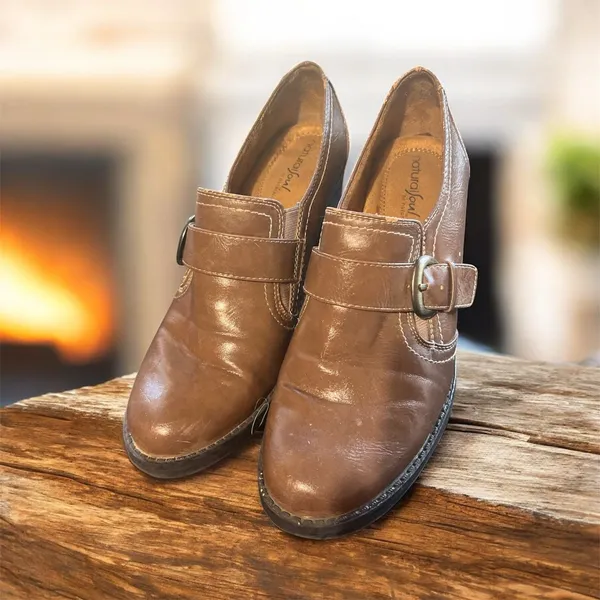 Women’s 8M Natural Soul Naturalizer Brown Bootie - Image 3
