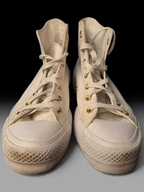 Converse Chuck Taylor All Star Lift Platform High 'Gold' womens 7.5 mens 5.5 - Image 7