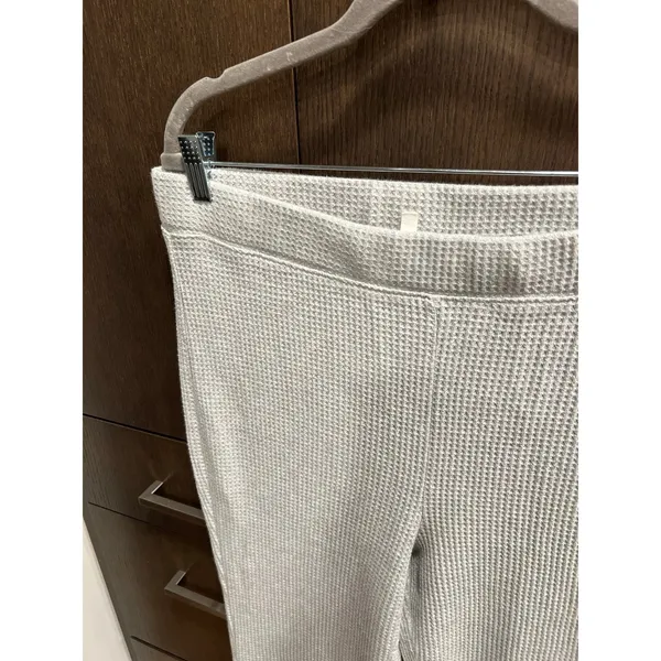 Aerie waffle knit flare pants XL - Image 2