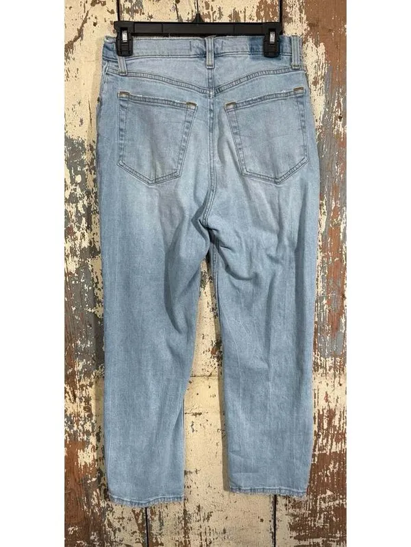 Abercrombie & Fitch The Ankle Straight Ultra High Rise Curve Love 28 6R - Image 4