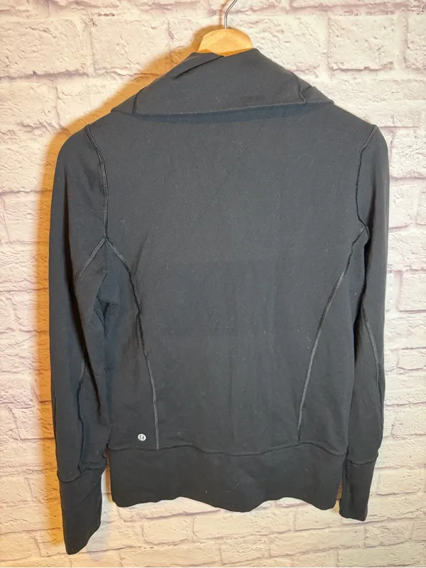 Lululemon Athletica In Stride Black Jacket‎ Womens size 8 athletic wear - Image 2