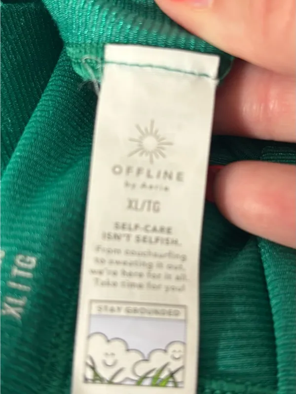 Aerie Women's High-Waist Emerald Green Biker Shorts - Image 4
