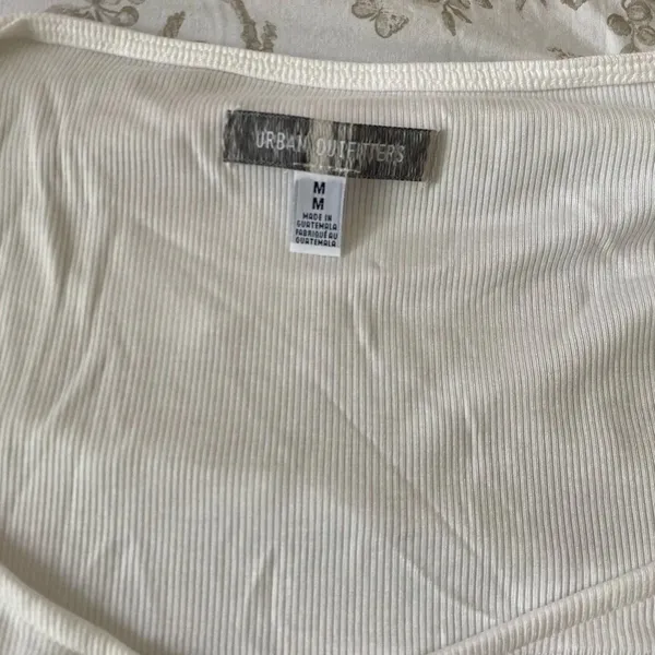 Urban Outfitters White Corset Tee - Image 2