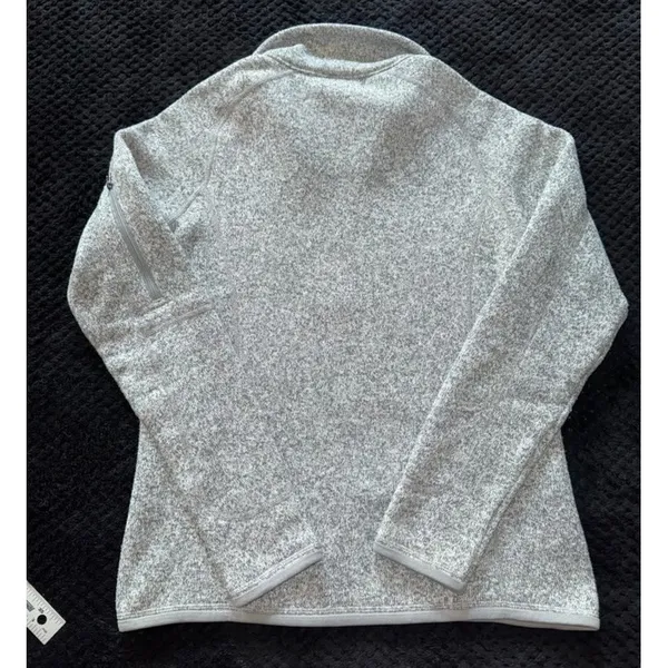 Patagonia Women's‎ Better Sweater Gray Heather 1/4 Zip Up Size Small - Image 6