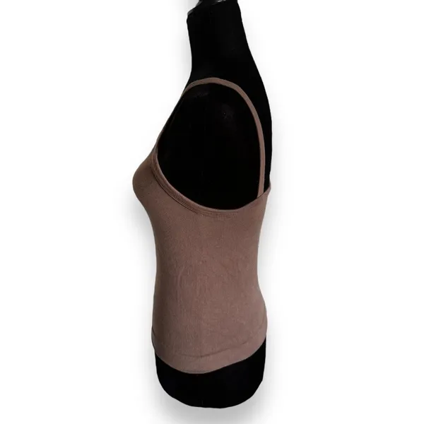 5/$35 PacSun Contour Womens Tank Top Sz M Brown Seamless‎ Longline - Image 9