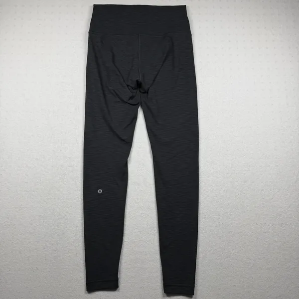 Lululemon Wunder Under High-Rise Leggings Size 8 Gray Heather 28” - Image 3