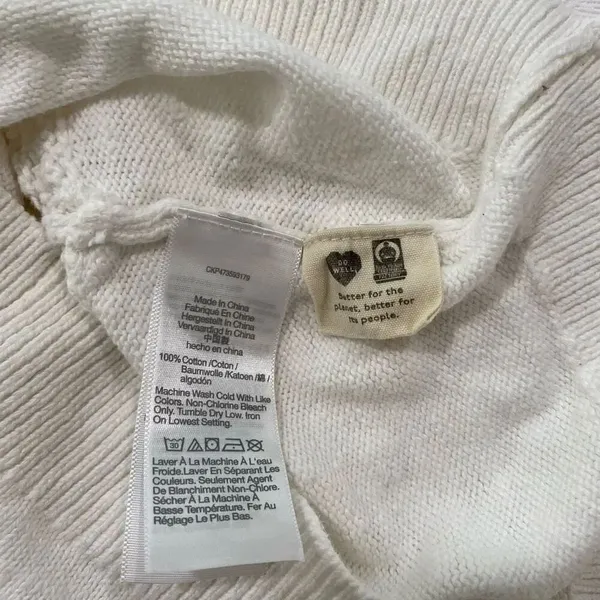 Madewell Ivory Knit Sweater Tank Top – Size M - Image 6