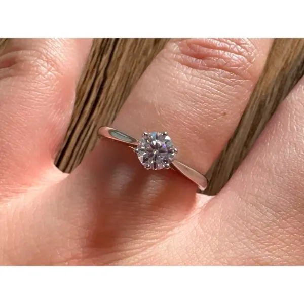 Boutique 1Ct Solitaire Platinum 925 Simulated Diamond Engagement Wedding Ring, Size 8‎ - Image 11
