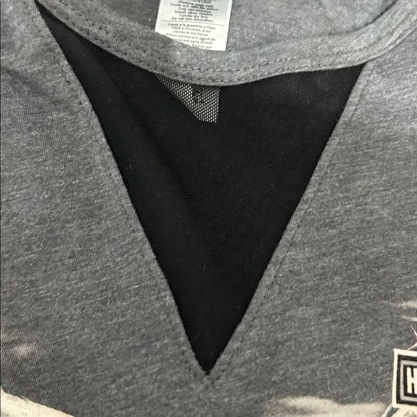 Harley-Davidson Women’s 2X Mesh Front Tee – Cool Gray - Image 6