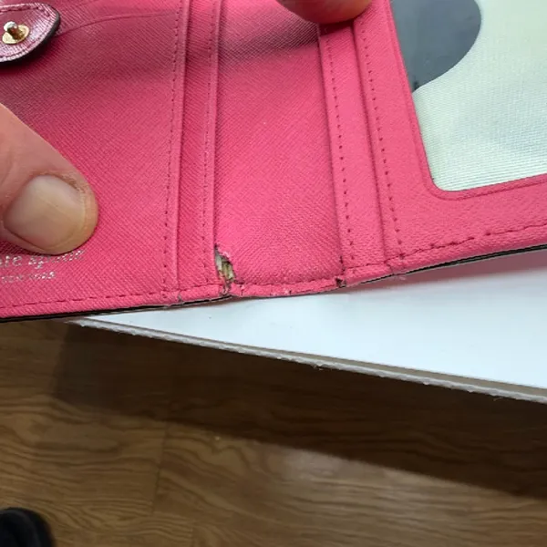 Kate Spade Continental Pink Saffiano Leather Wallet - Image 7