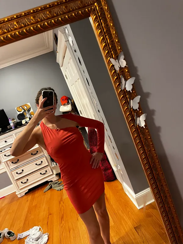 GIGI ONE SHOULDER MINI DRESS - Image 8