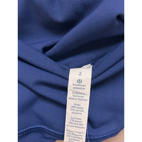 Lululemon Anew Crop (21") Hero Blue size 2 leggings - Image 6