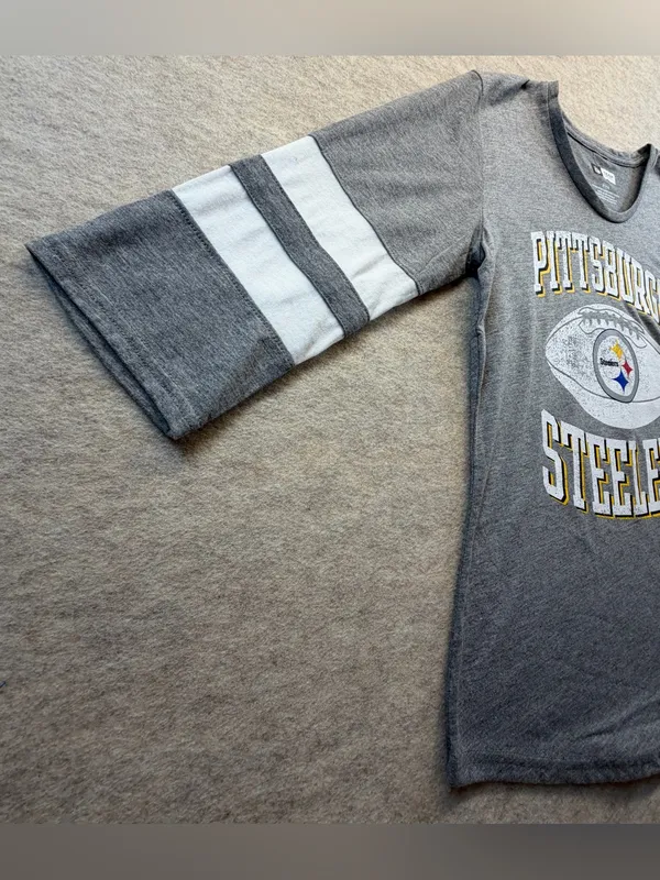 Pittsburgh Steelers Women’s 3/4 Sleeve Football Tee Size Medium NWT NFL Team App - Image 5