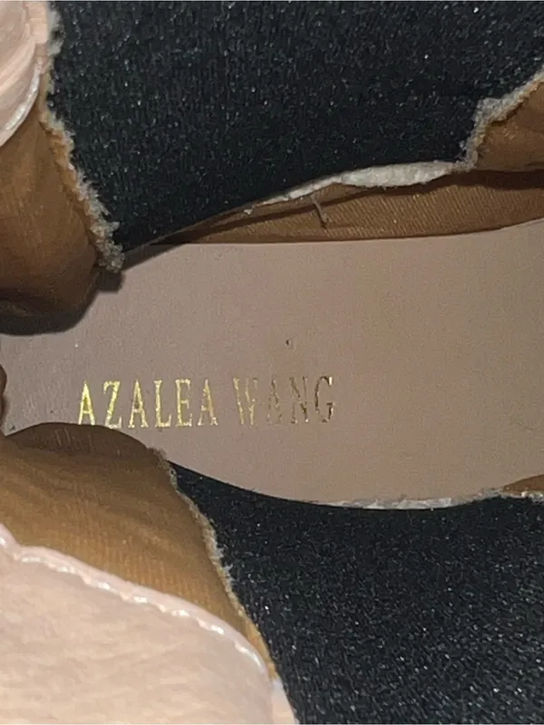Azalea Wang White w/Black Pullon Chelsea/Combat Boots w/Clear Lug Outsole-Sz 8 - Image 6