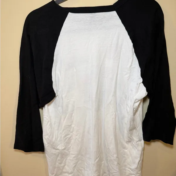 Merry Texas Christmas Y'all Raglan Top Black Size L - Image 2