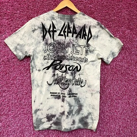 Motley Crue Girls Girls Girls Heavy Metal Concert Tie Dye M - Image 3