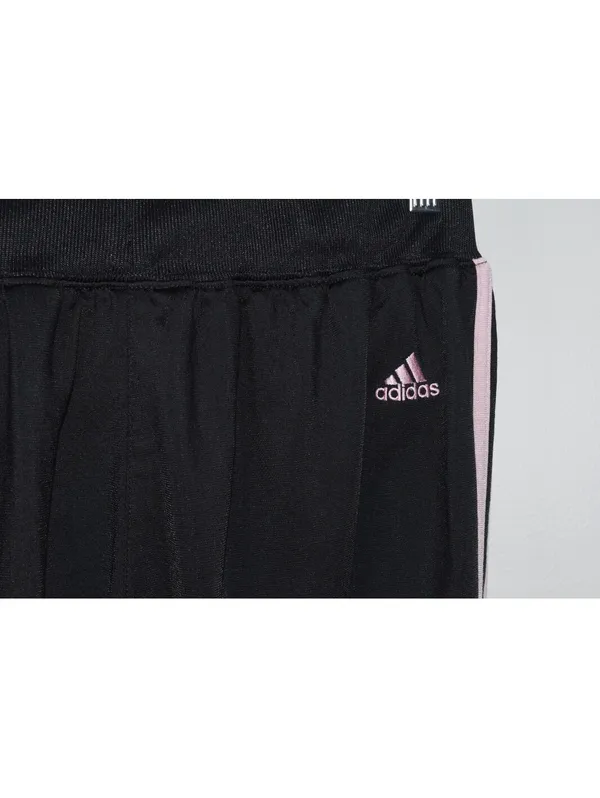 Adidas Track Pants SZ XL Black Pink Stripe Athletic Straight Leg Joggers - Image 6