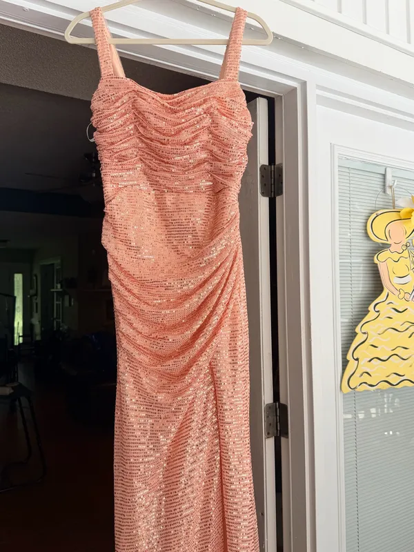 Latena Sequin Prom Dress 6 Pink - Image 3