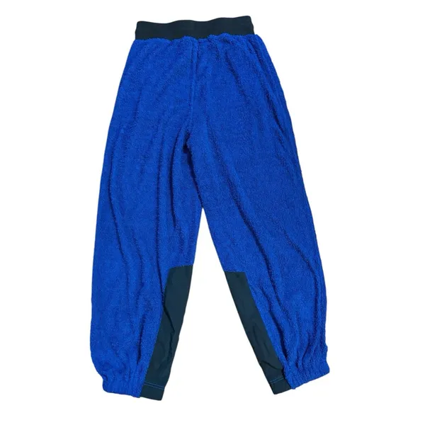 Free People Movement Blue Cuddle UpFleece Tie‎ Waist Cozy Pants Joggers Sz S - Image 2