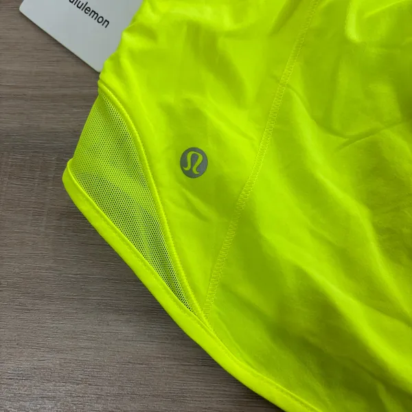 NWT Lululemon Hotty Hot Short II Long 4" Highlight Yellow Women Size 10 - Image 7