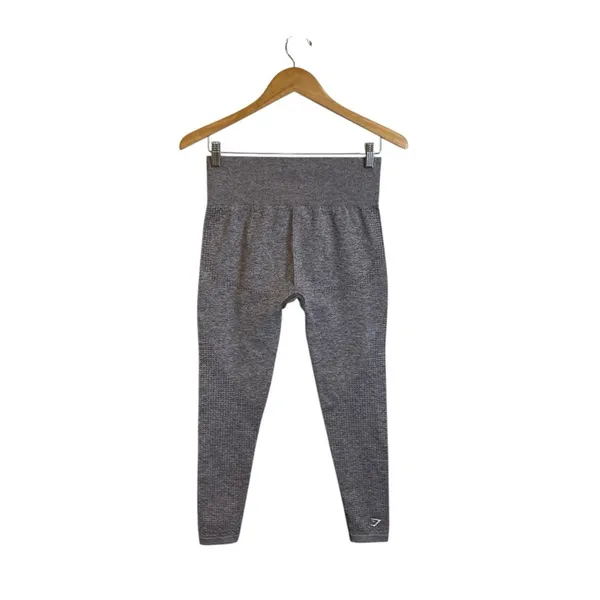 Gymshark Vital Seamless 2.0 Leggings In Smokey Grey Marl Size Medium - Image 8
