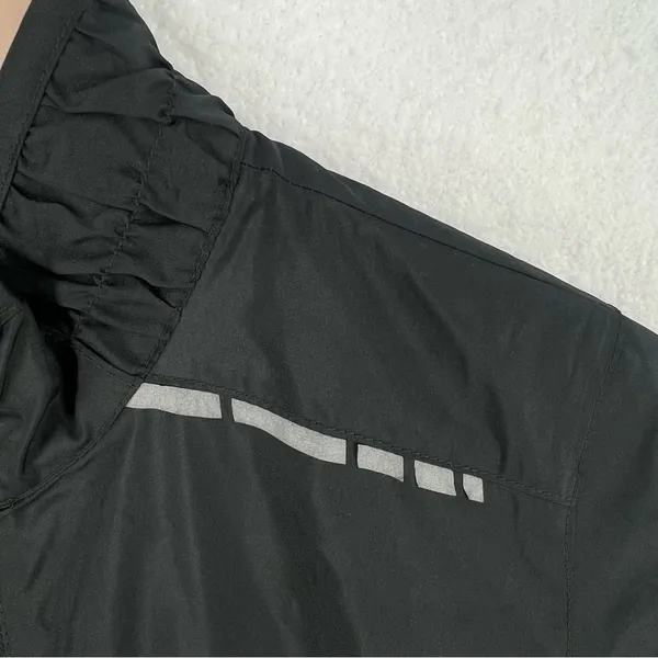 TYR Womens Alliance Windbreaker Black Wind & Water Resistant‎ Full Zip Jacket - Image 4