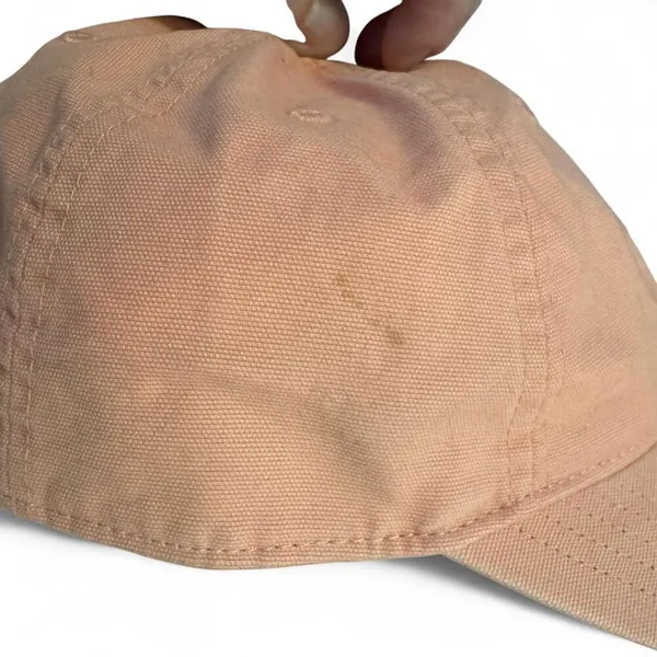 Carhartt Women's Pink Adjustable Baseball Cap with leather logo patch Hat - Image 7