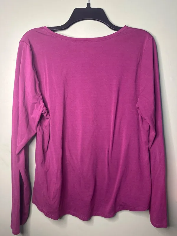 Lilly Pulitzer Luxletic Women’s XL Purple Performance Top Long Sleeve Resort - Image 5