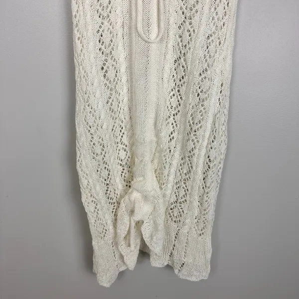 Cupshe Knit Lace Up Beach Cover-Up Dress Size Small NWT Resort Vacation Cruise - Image 4