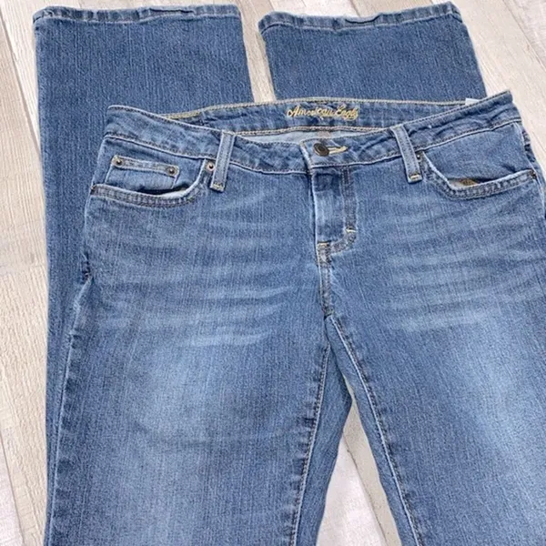 American Eagle jeans size 6 regular vintage stretch skinny flare - Image 2
