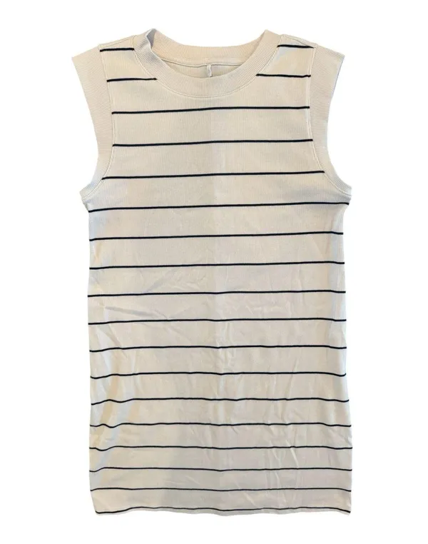 A New Day Sleeveless Striped Tank Dress Medium - Image 2