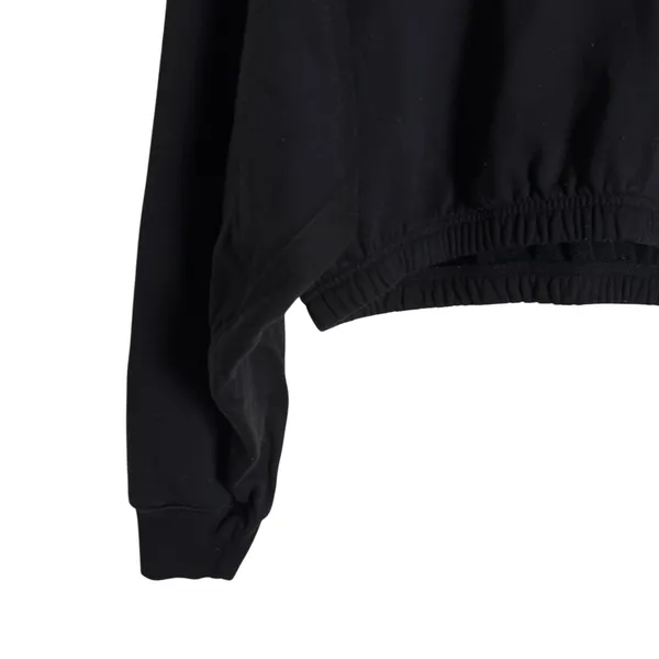Alo Yoga Devotion Black Cropped Long Sleeve Crewneck Sweatshirt Small - Image 5