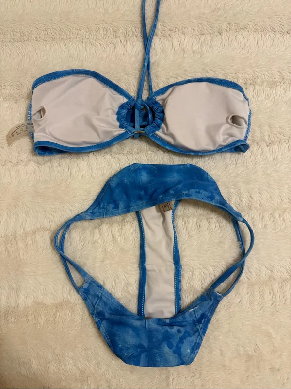 Shein Blue Bikini Set, Size Small - Image 3