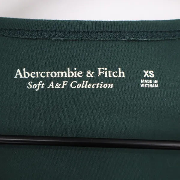 Abercrombie & Fitch Bodysuit Womens XS Emerald Green Stretch Casual Long Sleeve - Image 5