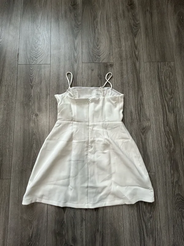 Showpo New Katia Mini Dress Strappy Corset A Line Dress In White Size Small (6) - Image 11