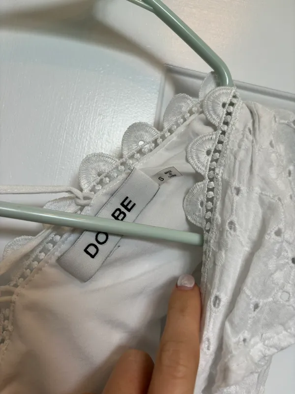 White Eyelet Top - Image 4