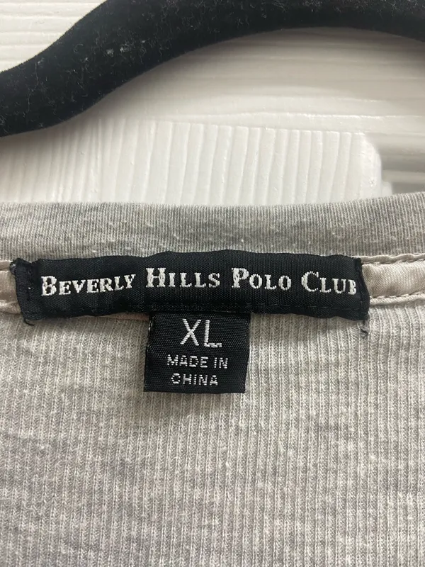 Beverly Hills Polo Club Women’s Long Sleeve Top with pink logo – Size XL - Image 4