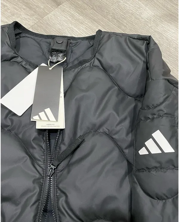 Adidas Women’s NUGANIC INS Black Jacket - Image 5