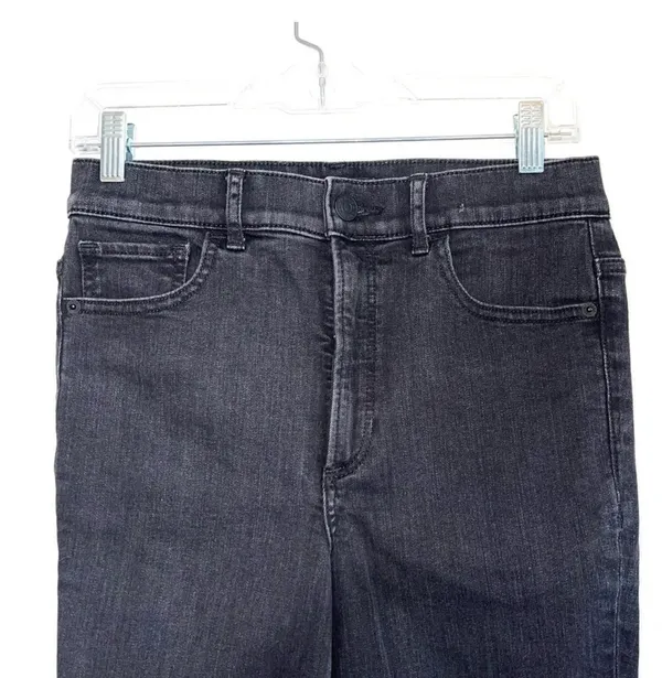 Express Perfect Denim Charcoal Black High Rise Ankle Skinny - Image 4