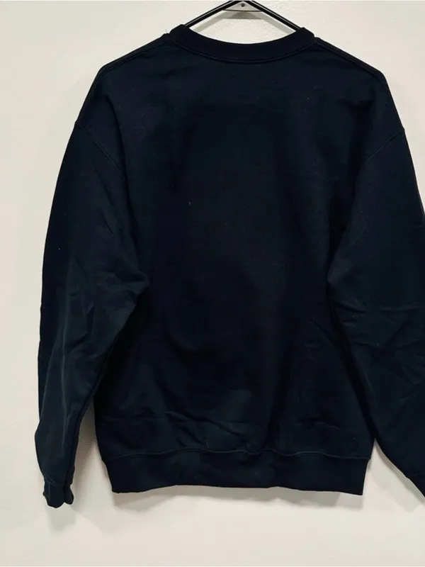 NFL Black Crewneck Sweatshirt with Blue Lion Patch - Image 3
