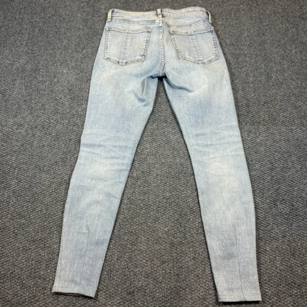 Rag & Bone Light Blue‎ Wash Ankle Skinny Cropped Jeans Womens 26 - Image 2