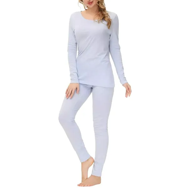 Ink+ivy Womens Loungewear Shirt Top IIW16133S Arctic Ice Blue M - Image 8