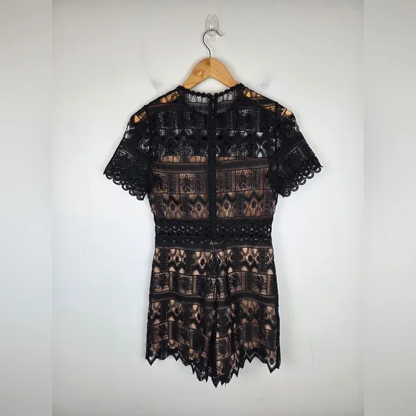 Alexis Alexandria Lace Dark Romantic Romper‎ Women’s Sz S - Image 6