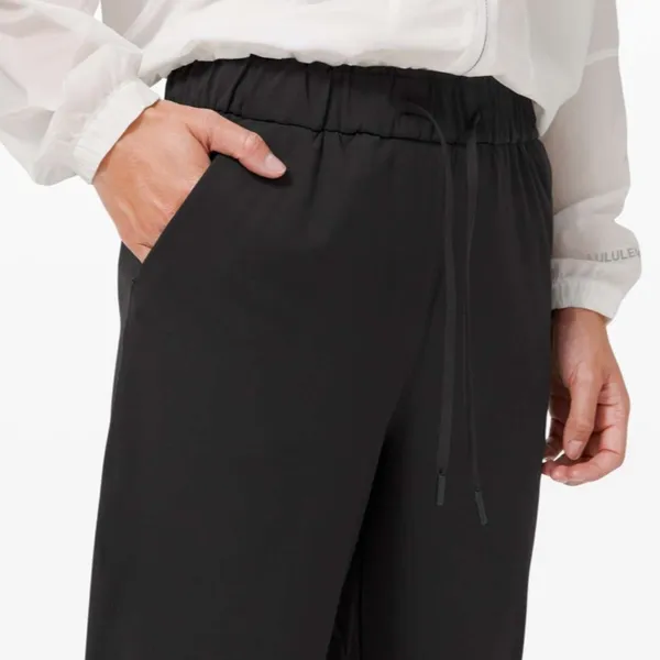 Lululemon Keep Moving Pant 7/8 High-Rise Drawstring Waist in Black W1632 Sz 4 - Image 3