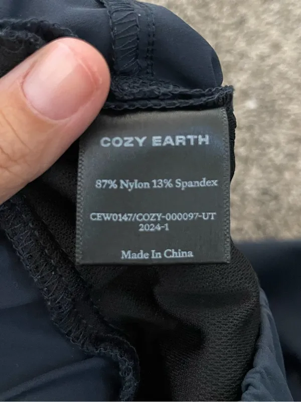 Women’s Cozy Earth Always Cropped Pants Eclipse Navy Blue Size S - Image 10