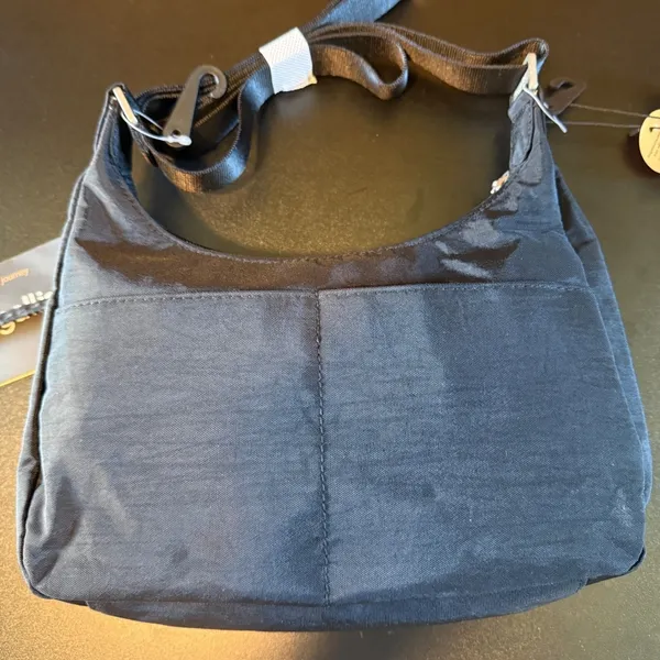 Baggallini Peek A‎ Boo Crossbody Hobo Bag Black Medium Travel Purse Everyday - Image 6