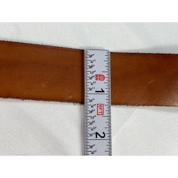 Vintage Brown Leather Crossbody Bag SKU 7538 - Image 8